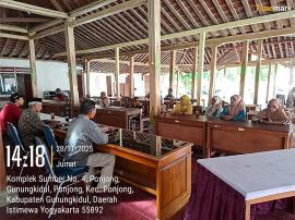 Pertemuan Bulan November Gapoktan Sumber Mukti Kalurahan Ponjong